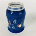 Japanese Porcelain Sake Cup Vtg Guinomi Ochoko Sometsuke Blue Flower GU922