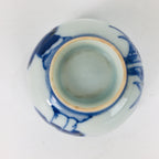 Japanese Porcelain Sake Cup Vtg Guinomi Ochoko Sometsuke Blue White GU921