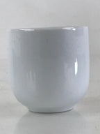 Japanese Porcelain Sake Cup Vtg Guinomi Ochoko White Buddhist Altar Offering Cup