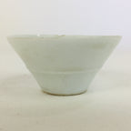 Japanese Porcelain Sake Cup Vtg Guinomi Ochoko White Plum Blossom Design GU960
