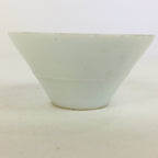 Japanese Porcelain Sake Cup Vtg Guinomi Ochoko White Plum Blossom Design GU960