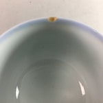 Japanese Porcelain Sake Cup Vtg Guinomi Sakazuki Blue White Sometsuke GU665