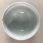 Japanese Porcelain Sake Cup Vtg Guinomi Sakazuki Blue White Sometsuke GU665