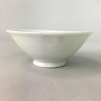 Japanese Porcelain Sake Cup Vtg Guinomi Sakazuki Folding Fan Design GU450