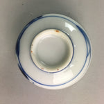 Japanese Porcelain Sake Cup Vtg Guinomi Sakazuki Sometsuke Gold Color GU435