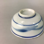 Japanese Porcelain Sake Cup Vtg Guinomi Sakazuki Sometsuke Gold Color GU443