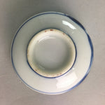 Japanese Porcelain Sake Cup Vtg Guinomi Sakazuki Sometsuke Gold Color GU444
