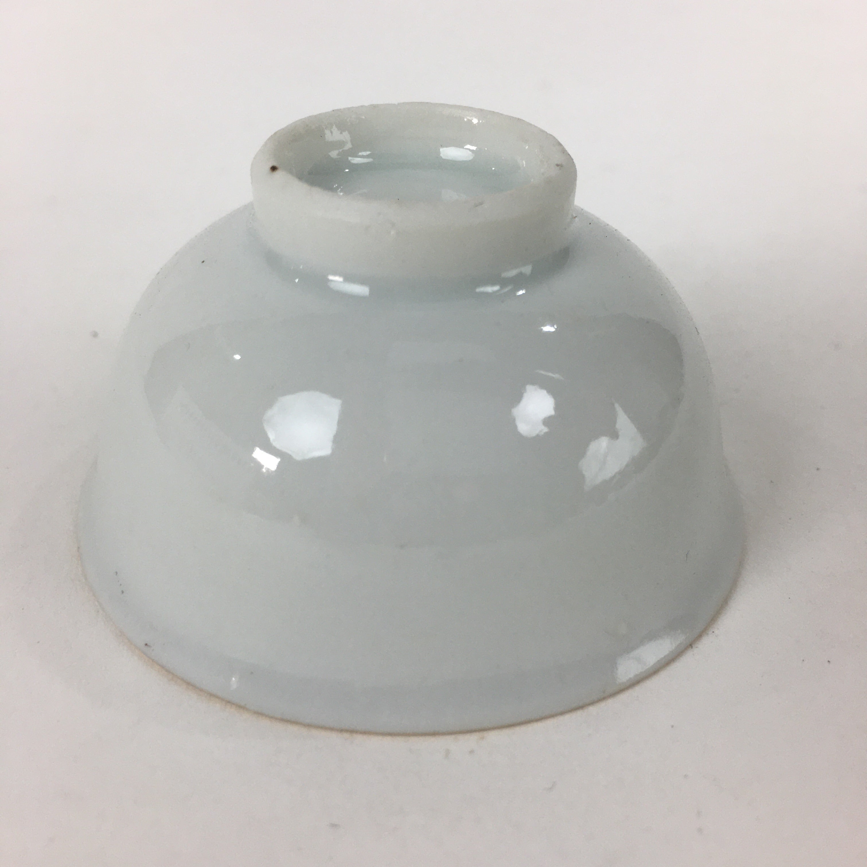 Japanese Porcelain Sake Cup Vtg Hexagram Bird Design Guinomi Ochoko G19