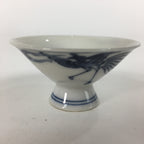 Japanese Porcelain Sake Cup Vtg Phoenix Kohai Guinomi Ochoko Sakazuki G44