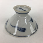 Japanese Porcelain Sake Cup Vtg Phoenix Kohai Guinomi Ochoko Sakazuki G44