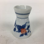 Japanese Porcelain Sake Cup Vtg Sometsuke Blue Flower Guinomi Ochoko G10