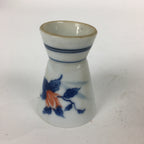 Japanese Porcelain Sake Cup Vtg Sometsuke Blue Flower Guinomi Ochoko G11