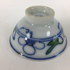 Japanese Porcelain Sake Cup Vtg Sometsuke Warbler Guinomi Ochoko G13