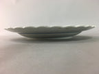 Japanese Porcelain Serving Plate Charger Vtg Centerpiece Floral Blue White PT806