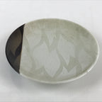 Japanese Porcelain Side Plate Vtg Brown White Glaze Small Plate Kozara Torizara