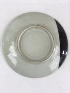 Japanese Porcelain Side Plate Vtg Brown White Glaze Small Plate Kozara Torizara
