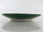 Japanese Porcelain Side Plate Vtg Green White Glaze Small Plate Kozara Torizara