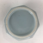 Japanese Porcelain Small Bowl Kobachi Vtg Octagon Shape Blue Red Radish PP676
