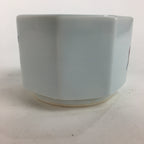 Japanese Porcelain Small Bowl Kobachi Vtg Octagon Shape Blue Red Radish PP677