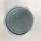 Japanese Porcelain Small Bowl Kobachi Vtg Octagon Shape Blue Red Radish PP703
