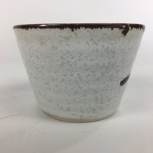 Japanese Porcelain Small Bowl Kobachi Vtg Round Shape Blue Miscanthus PP718