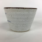 Japanese Porcelain Small Bowl Kobachi Vtg Round Shape Blue Miscanthus PP718