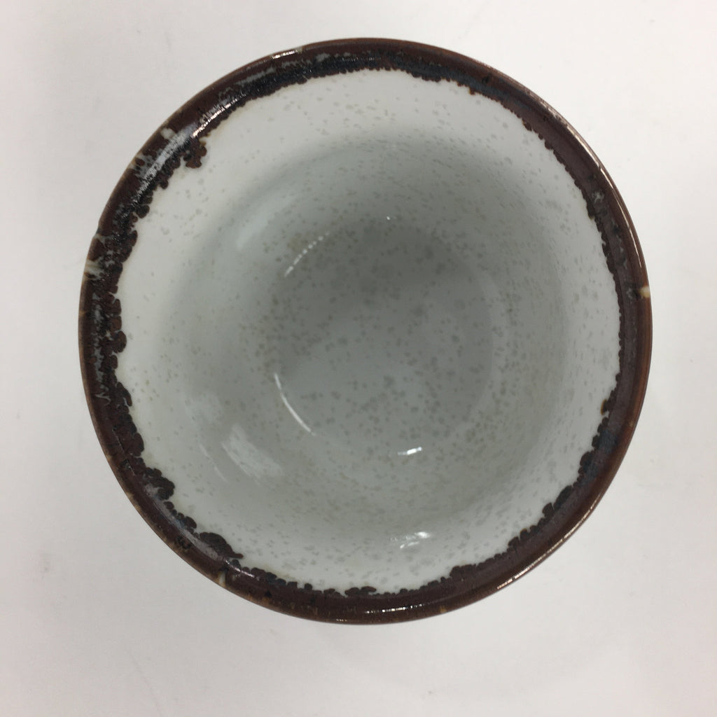 Japanese Porcelain Small Bowl Kobachi Vtg Round Shape Blue Miscanthus PP718