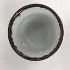 Japanese Porcelain Small Bowl Kobachi Vtg Round Shape Blue Miscanthus PP718