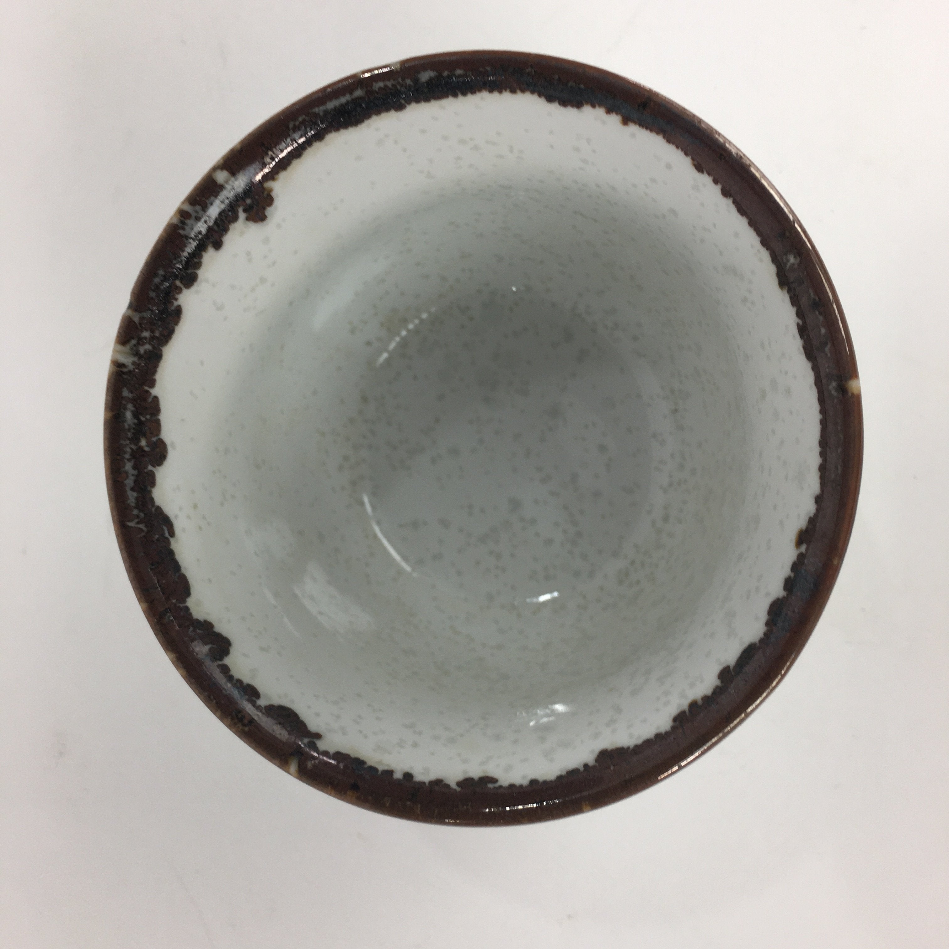 Japanese Porcelain Small Bowl Kobachi Vtg Round Shape Blue Miscanthus PP718