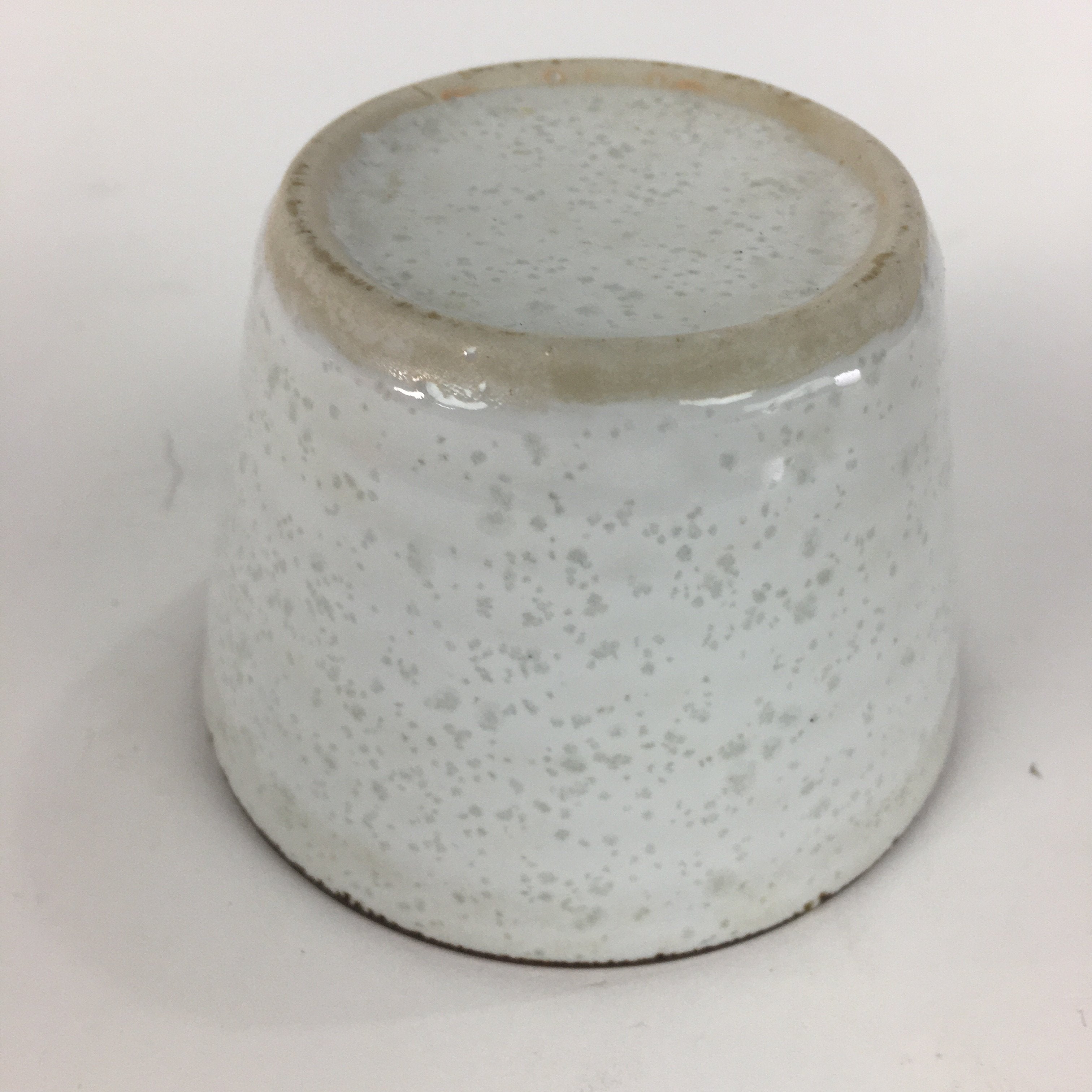 Japanese Porcelain Small Bowl Kobachi Vtg Round Shape Blue Miscanthus PP718