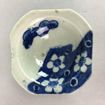 Japanese Porcelain Small Bowl Plate Vtg Kozara Floral Plum Blossom Pine PT927