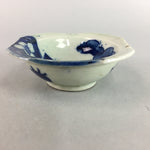 Japanese Porcelain Small Bowl Plate Vtg Kozara Floral Plum Blossom Pine PT927