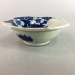 Japanese Porcelain Small Bowl Plate Vtg Kozara Floral Plum Blossom Pine PT927
