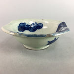 Japanese Porcelain Small Bowl Plate Vtg Kozara Floral Plum Blossom Pine PT927