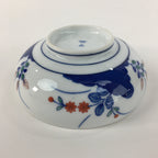 Japanese Porcelain Small Bowl Sometsuke Vtg Kobachi Blue White Flower QT111