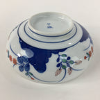 Japanese Porcelain Small Bowl Sometsuke Vtg Kobachi Blue White Flower QT111