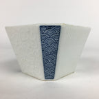 Japanese Porcelain Small Bowl Vtg Kobachi Blue Sometsuke White Flower Pattern PP