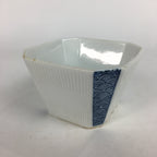 Japanese Porcelain Small Bowl Vtg Kobachi Blue Sometsuke White Flower Pattern PP