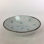 Japanese Porcelain Small Bowl Vtg Kobachi Sometsuke Small Green Polka Dots QT119
