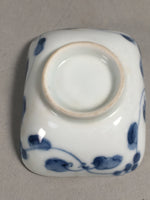 Japanese Porcelain Small Bowl Vtg Kozara Blue White Soy Sauce Dipping Dish PP410