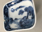 Japanese Porcelain Small Bowl Vtg Kozara Blue White Soy Sauce Dipping Dish PP410