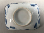 Japanese Porcelain Small Bowl Vtg Kozara Blue White Soy Sauce Dipping Dish PP410