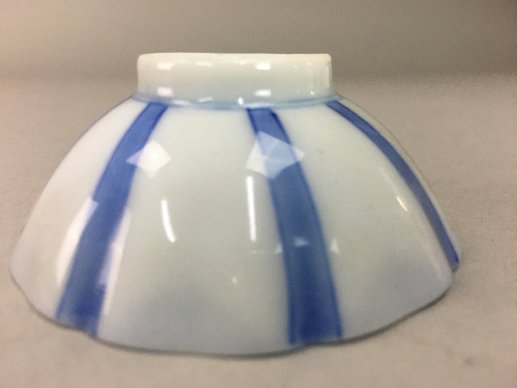 Japanese Porcelain Small Bowl Vtg Kozara Blue White Soy Sauce Dipping Dish PP43