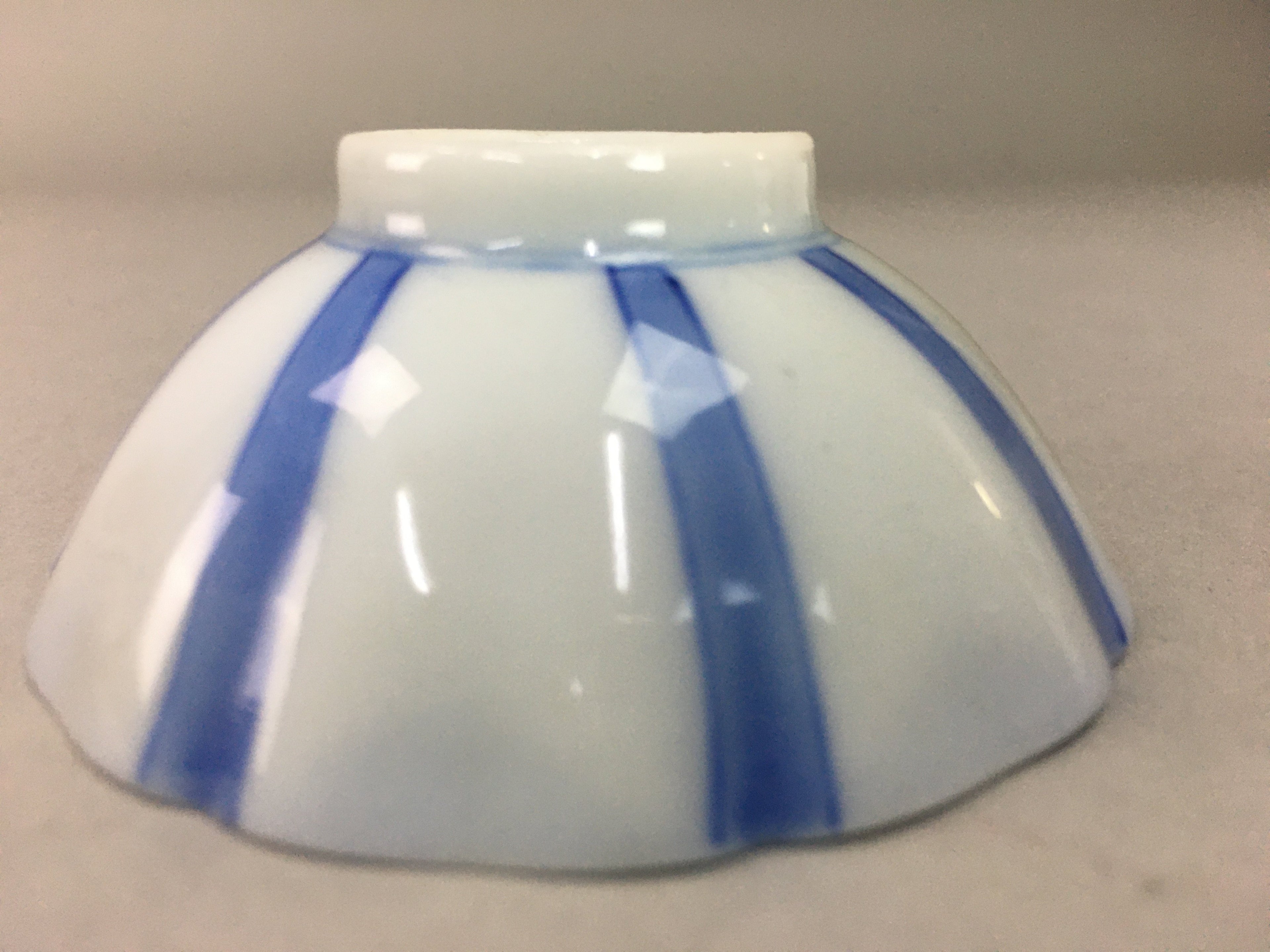 Japanese Porcelain Small Bowl Vtg Kozara Blue White Soy Sauce Dipping Dish PP43