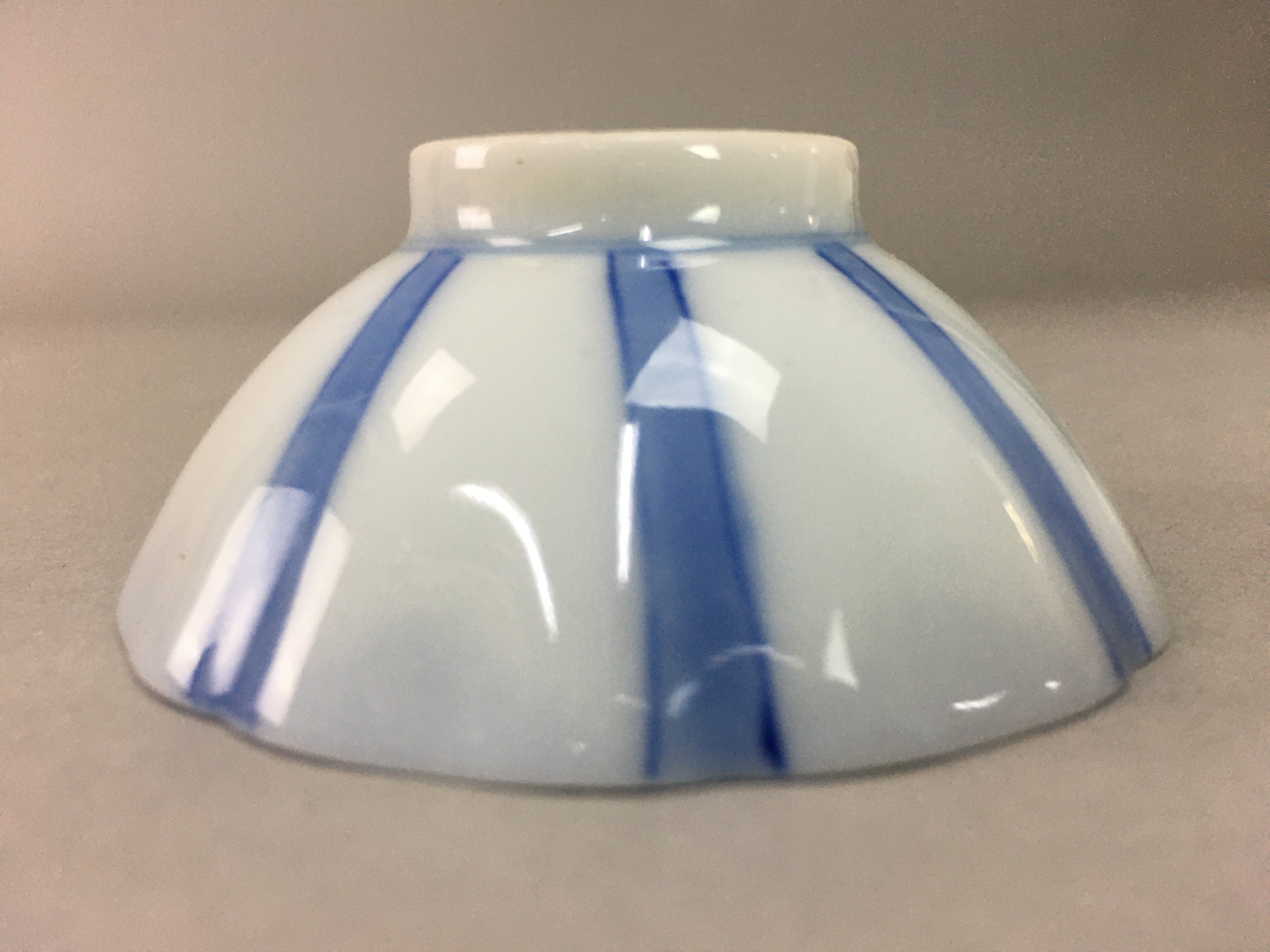 Japanese Porcelain Small Bowl Vtg Kozara Blue White Soy Sauce Dipping Dish PP45