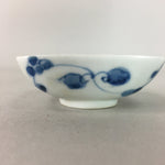 Japanese Porcelain Small Bowl Vtg Kozara Blue White Soy Sauce Dipping Dish PP94