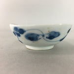 Japanese Porcelain Small Bowl Vtg Kozara Blue White Soy Sauce Dipping Dish PP94