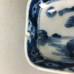Japanese Porcelain Small Bowl Vtg Kozara Blue White Soy Sauce Dipping Dish PP94