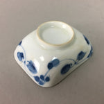 Japanese Porcelain Small Bowl Vtg Kozara Blue White Soy Sauce Dipping Dish PP94