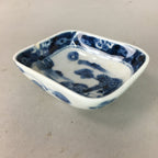 Japanese Porcelain Small Bowl Vtg Kozara Blue White Soy Sauce Dipping Dish PP94